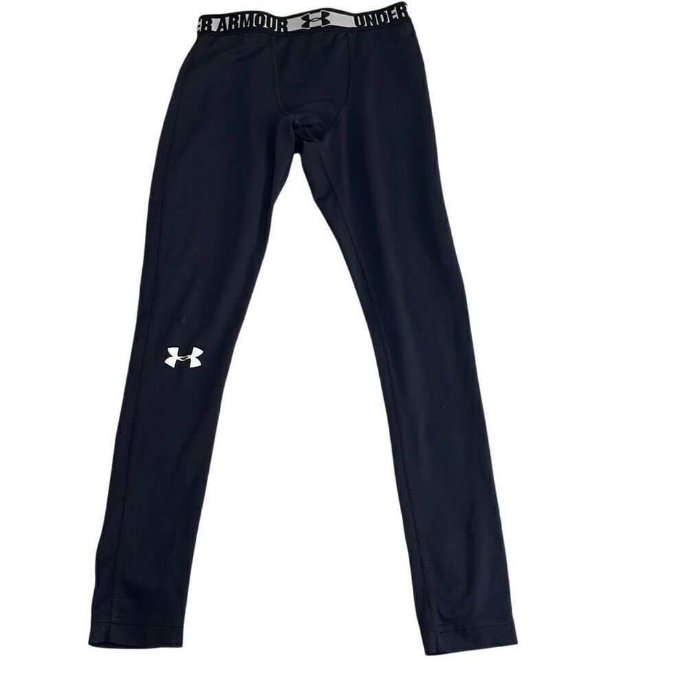 Under Armour Men’s BaseLayer Black Compression Leggings - Size S (w/flaw)